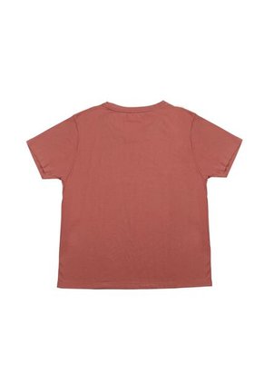 Camiseta Naranja Estampada Para Mujer