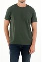 Camiseta Manga Corta Verde Para Hombre de Tennis