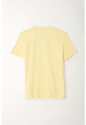 Camiseta Manga Corta Amarilla Para Niño