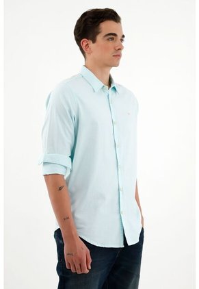 Tennis Camisa Amarilla Manga Larga Para Hombre