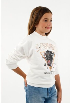 Buzo Cerrado Crudo Para Niña