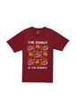 Tennis Camiseta Básica Manga Corta Roja Para Hombre de Tennis