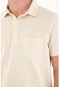 Camiseta Polo Manga Corta Crudo Para Hombre de Tennis