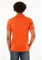 Tennis Polo Naranja Con Cuello Y Puños En Rib Para Hombre de Tennis