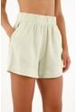 Tennis Bermuda Tiro Alto En Lino Para Mujer de Tennis
