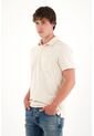 Camiseta Polo Manga Corta Crudo Para Hombre de Tennis