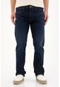 Tennis Jean Recto Con Detalles Selvedge Azul Oscuro Para Hombre de Tennis