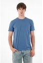 Tennis Camiseta Con Raqueta Estampada Azul Para Hombre de Tennis