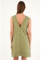 Vestido Verde Corto Silueta Tipo A Para Mujer de Tennis