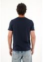 Tennis Camiseta Jersey Con Mini Estampado Azul Para Hombre de Tennis