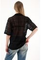Tennis Camiseta Negra Tipo Bowling Para Mujer de Tennis