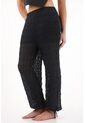 Tennis Pantalón Jogger Con Tiras Que Anudan Negro Para Mujer de Tennis