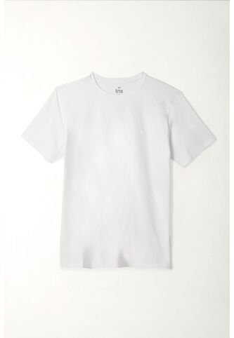 Tennis Camiseta Cuello Redondo Blanca Para Hombre Tennis