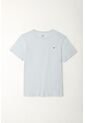 Tennis Camiseta Cuello Redondo Azul Para Hombre de Tennis