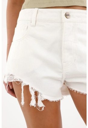 Tennis Short Con Rotos Crudo Para Mujer