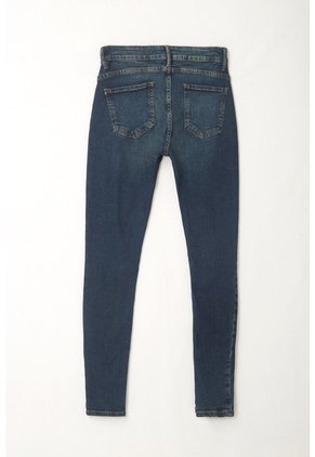 Tennis Jean Super Slim Azul Para Mujer