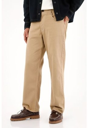 Tennis Pantalón Loose Tiro Medio Crudo Para Hombre