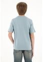 Camiseta Básica Gris Con Estampado Divertido Para Niño de Tennis