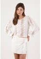 Tennis Falda Mini Con Lazo Lateral En Algodón Blanco Para Mujer de Tennis