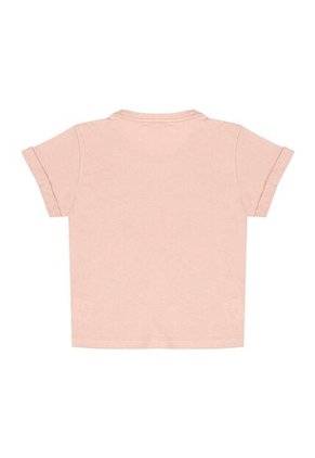 Camiseta Manga Corta Estampada Para Niña