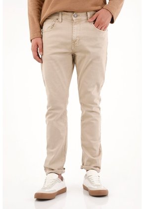 Tennis Pantalón Recto Crudo Para Hombre