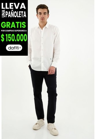 Tennis Camisa Manga Larga Blanca Para Hombre Tennis