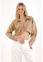 Tennis Camisa En 100% Lino Crudo Para Mujer de Tennis