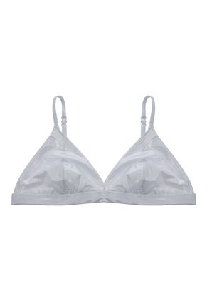 Tennis Top Con Efecto Metalizado Blanco Para Mujer