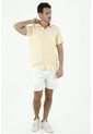 Camisa De Hombre Color Amarillo de Tennis