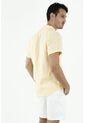 Camisa De Hombre Color Amarillo de Tennis