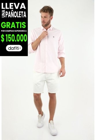 Camisa Rosada Para Hombre Tennis