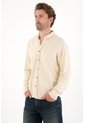 Tennis Camisa Manga Larga Con Raqueta Bordada Verde Para Hombre de Tennis