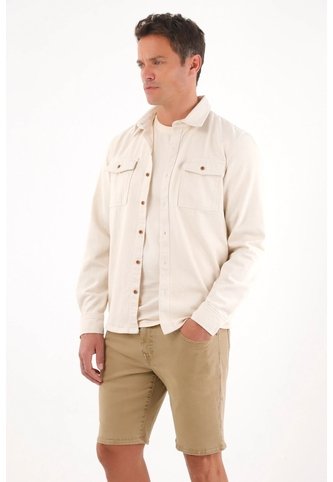 Tennis Bermuda Nudy Con Efecto Vintage Crudo Para Hombre Tennis