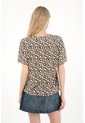 Tennis Camiseta Oversized Estampado Animal Print Con Estructura Ligera Para Mujer de Tennis
