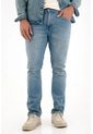 Tennis Jean Nudy Cinco Bolsillos Azul Con Detalle Moderno Para Hombre de Tennis