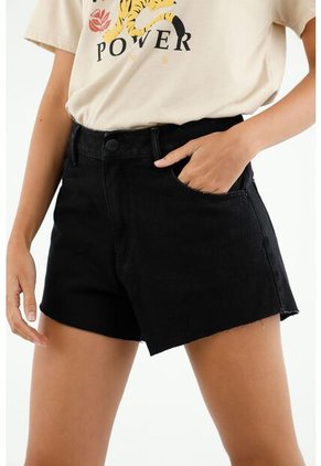 Tennis Bermuda Negra Para Mujer