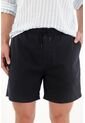 Tennis Bermuda En Dril Negra Con Caída Natural Para Hombre de Tennis
