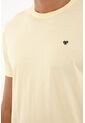 Tennis Camiseta Amarilla Manga Corta Para Hombre de Tennis