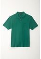 Polo Verde 100% Algodón Para Hombre de Tennis