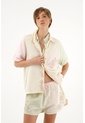 Tennis Camisa Multicolor Con Detalles Bordados Para Mujer de Tennis