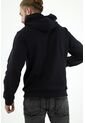 Buzo Tipo Hoodie Negro Para Hombre de Tennis