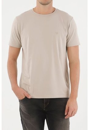 Camiseta Gris Manga Corta Para Hombre