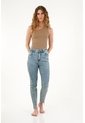 Tennis Jean Super Slim Tiro Medio Azul Para Mujer de Tennis