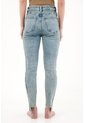 Tennis Jean Super Slim Tiro Medio Azul Para Mujer de Tennis