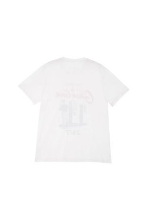 Tennis Camiseta Blanca Estampada Para Hombre