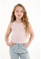 Camiseta Tipo Esqueleto Rosada Para Niña de Tennis