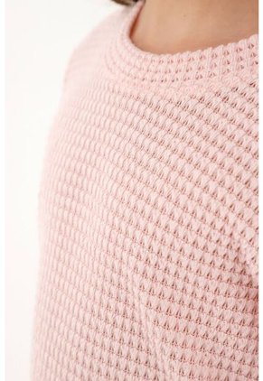 Buzo De Diseño Cerrado Rosado Para Niña