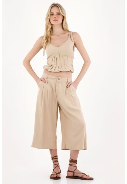 Tennis Pantalón Culotte Café Para Mujer