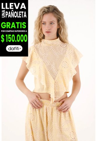 Tennis Camisa Desagujada Con Bolero Para Mujer Tennis