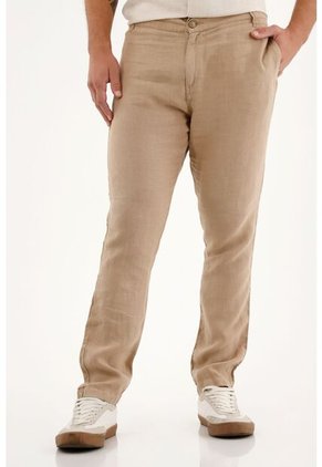Tennis Pantalón Crudo 100% Lino Para Hombre